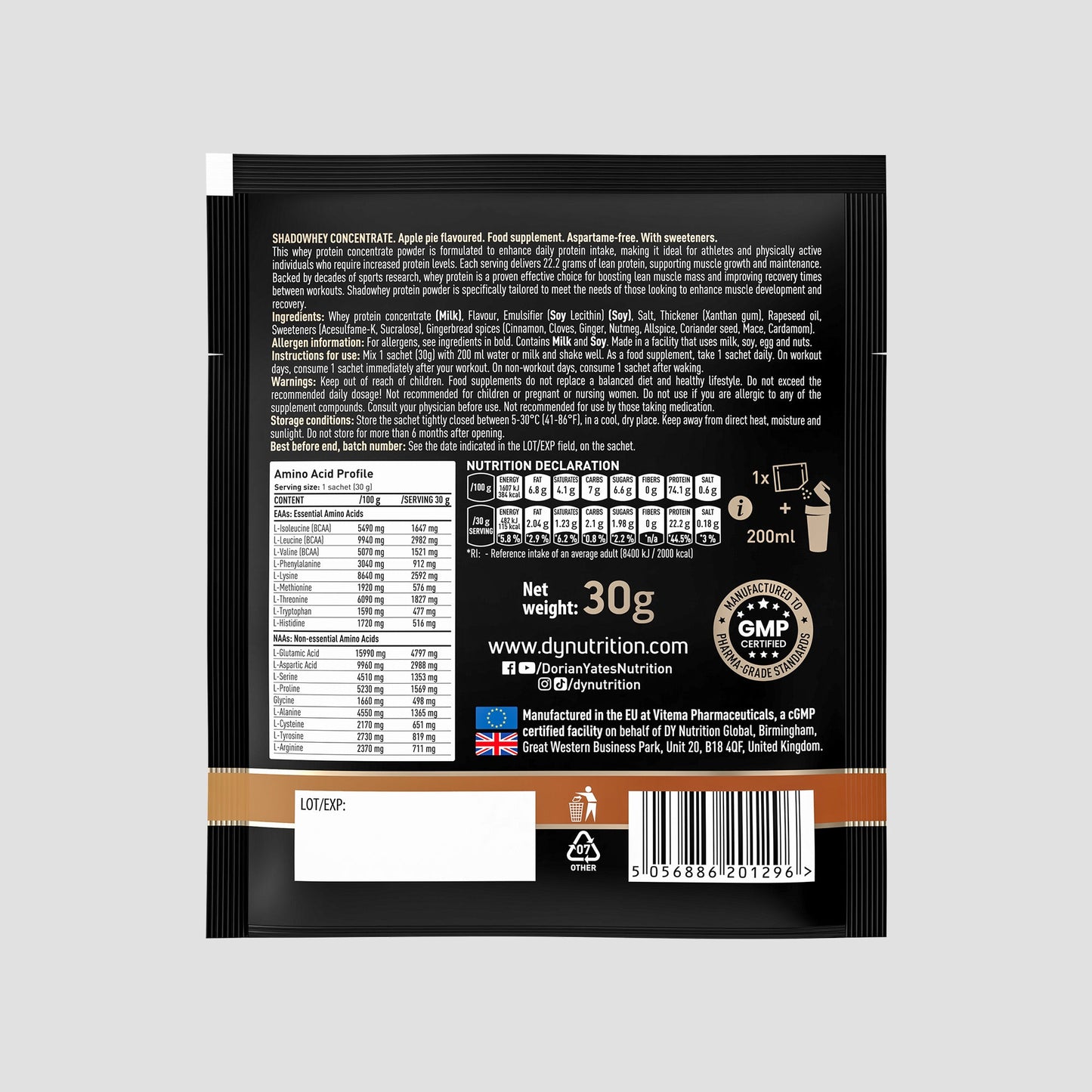 Whey Protein Shadowhey Concentrate - Sachet