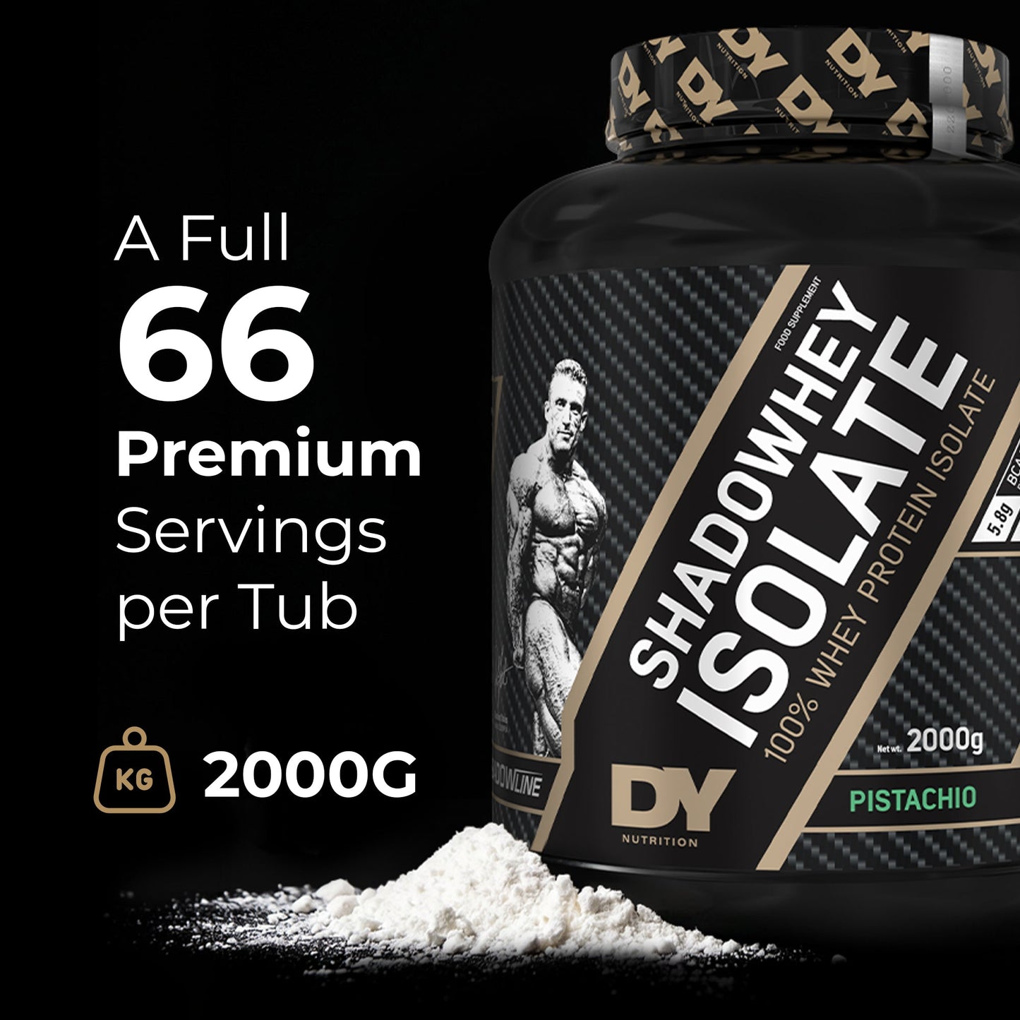 Whey Protein Shadowhey ISOLATE 2Kg, 66 Servings