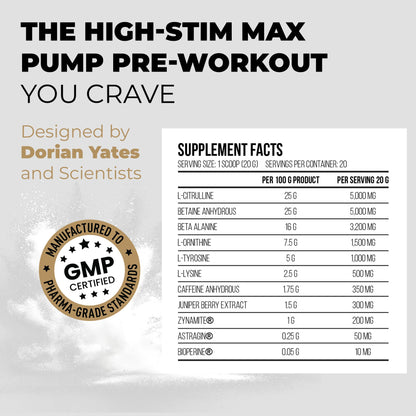 Nox Pump Ultimate - Extreme Pre Workout