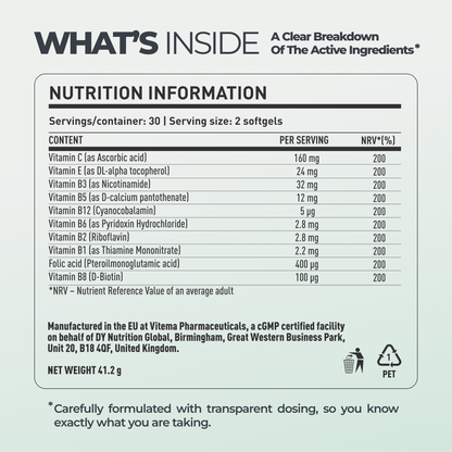 B Complex DY Life, 60 Softgels, 60 Servings