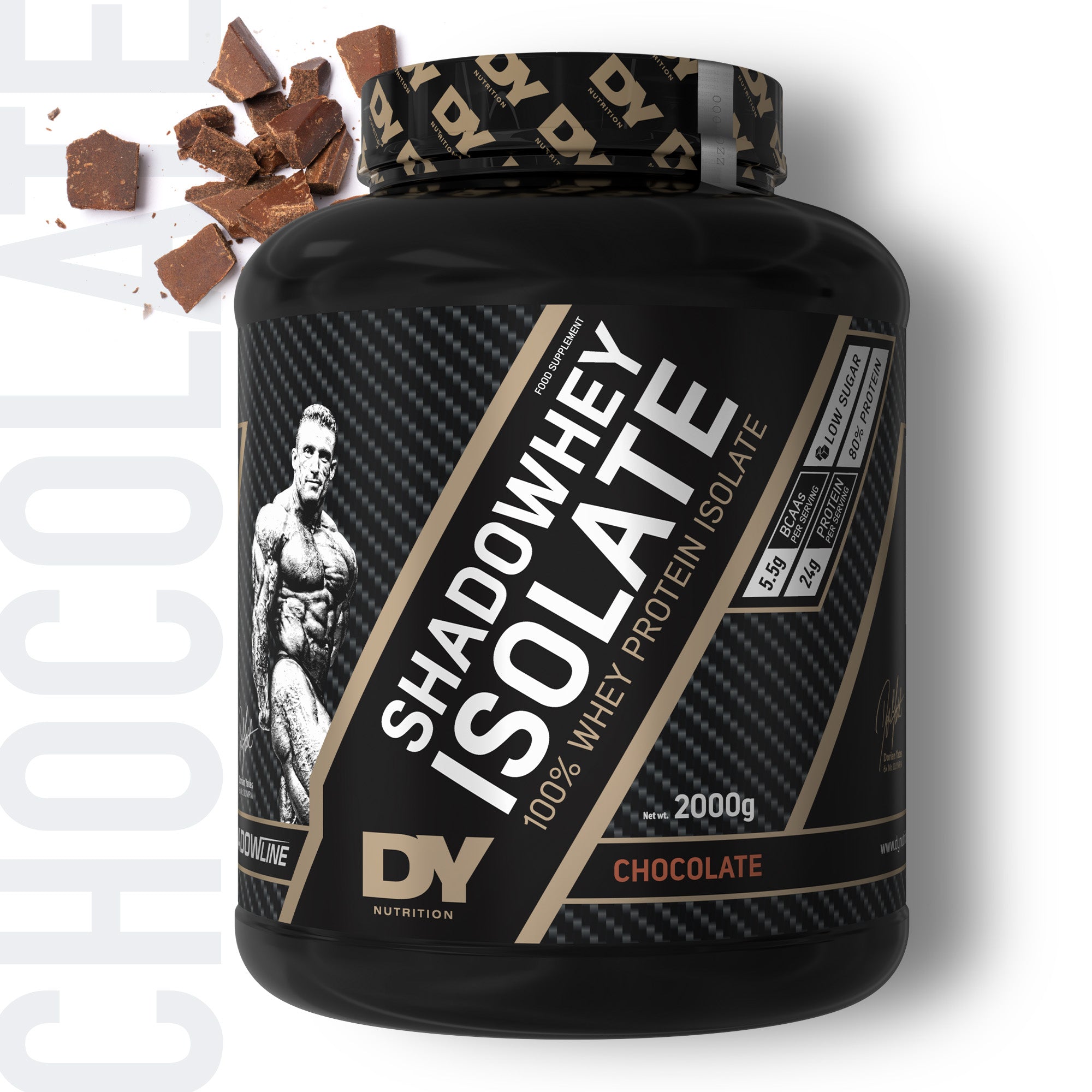 SHADOW WHEY ISOLATE - chocolate flavor protein powder by DY Nutrition