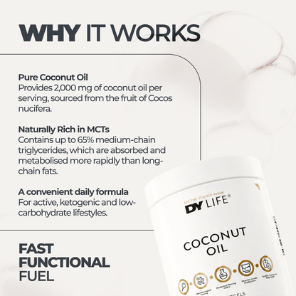 Coconut Oil DY Life, 60 Softgels, 30 Servings