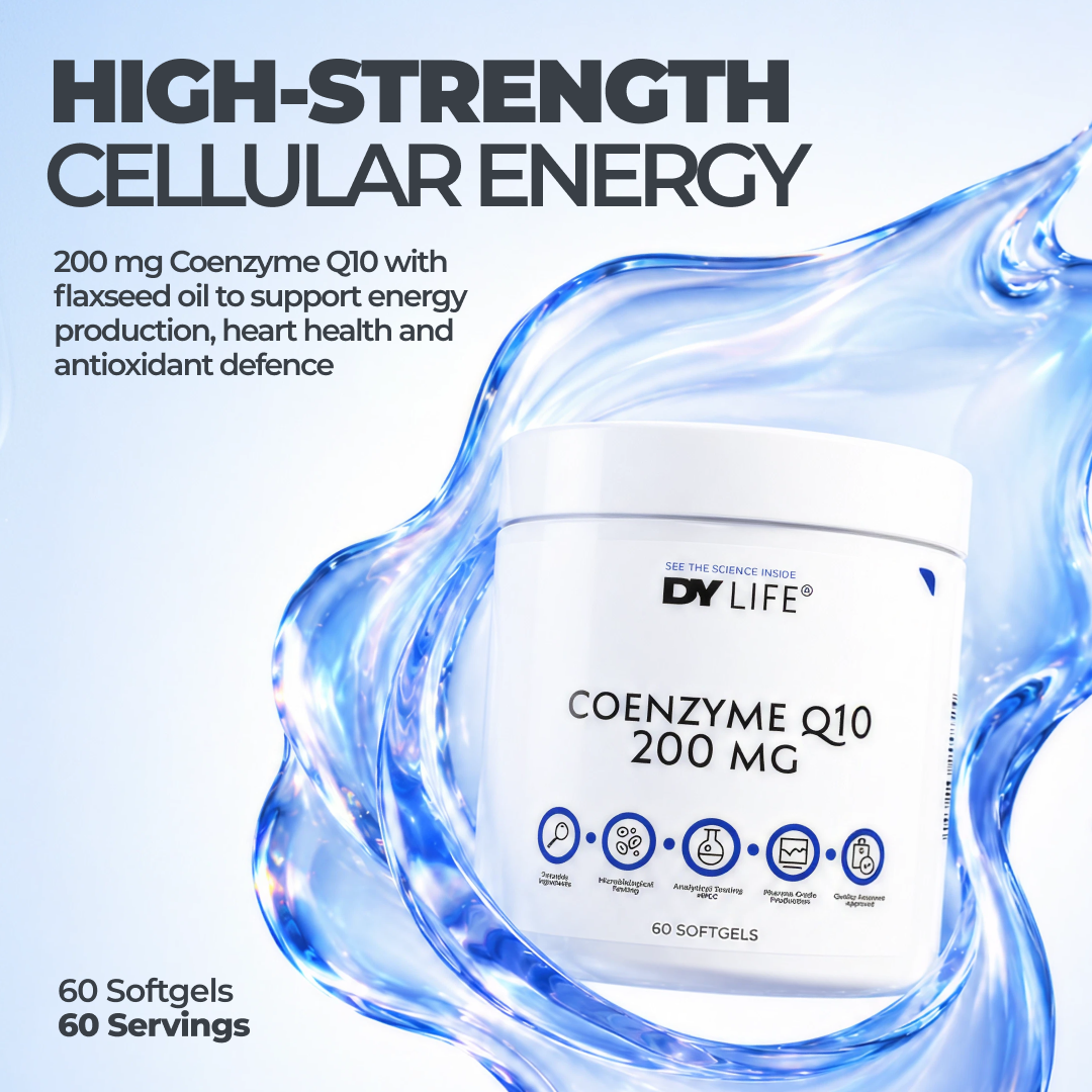 Coenzyme Q10 200 mg DY Life, 60 Softgels, 60 Servings