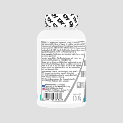 Vitamin D3+K2 Capsules