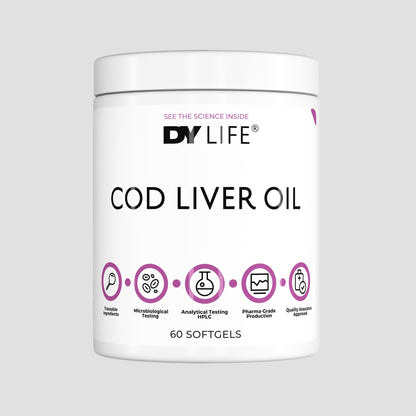 Cod Liver Oil DY Life, 60 Softgels, 60 Servings