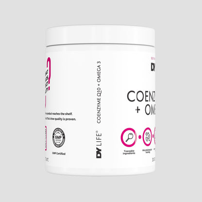 Coenzima Q10+Omega 3, 30 Softgels, 30 Servings