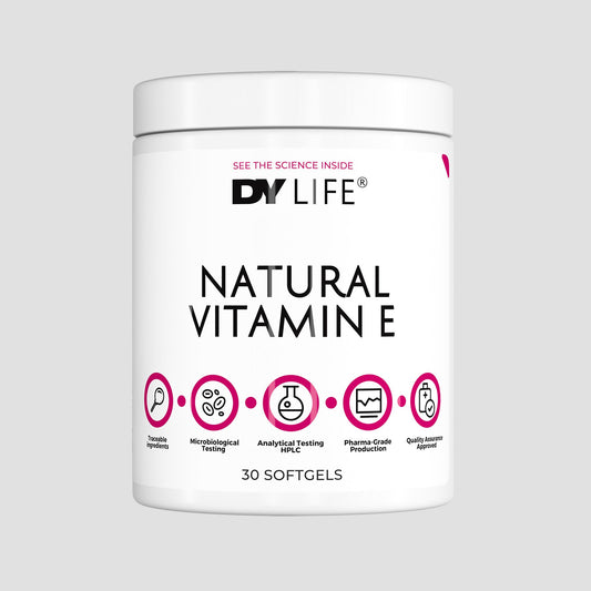 Natural Vitamin E DY Life, 30 Softgels, 30 Servings