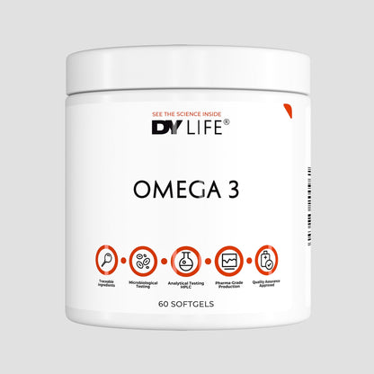 Omega 3 DY Life, 60 Softgels, 30 Servings
