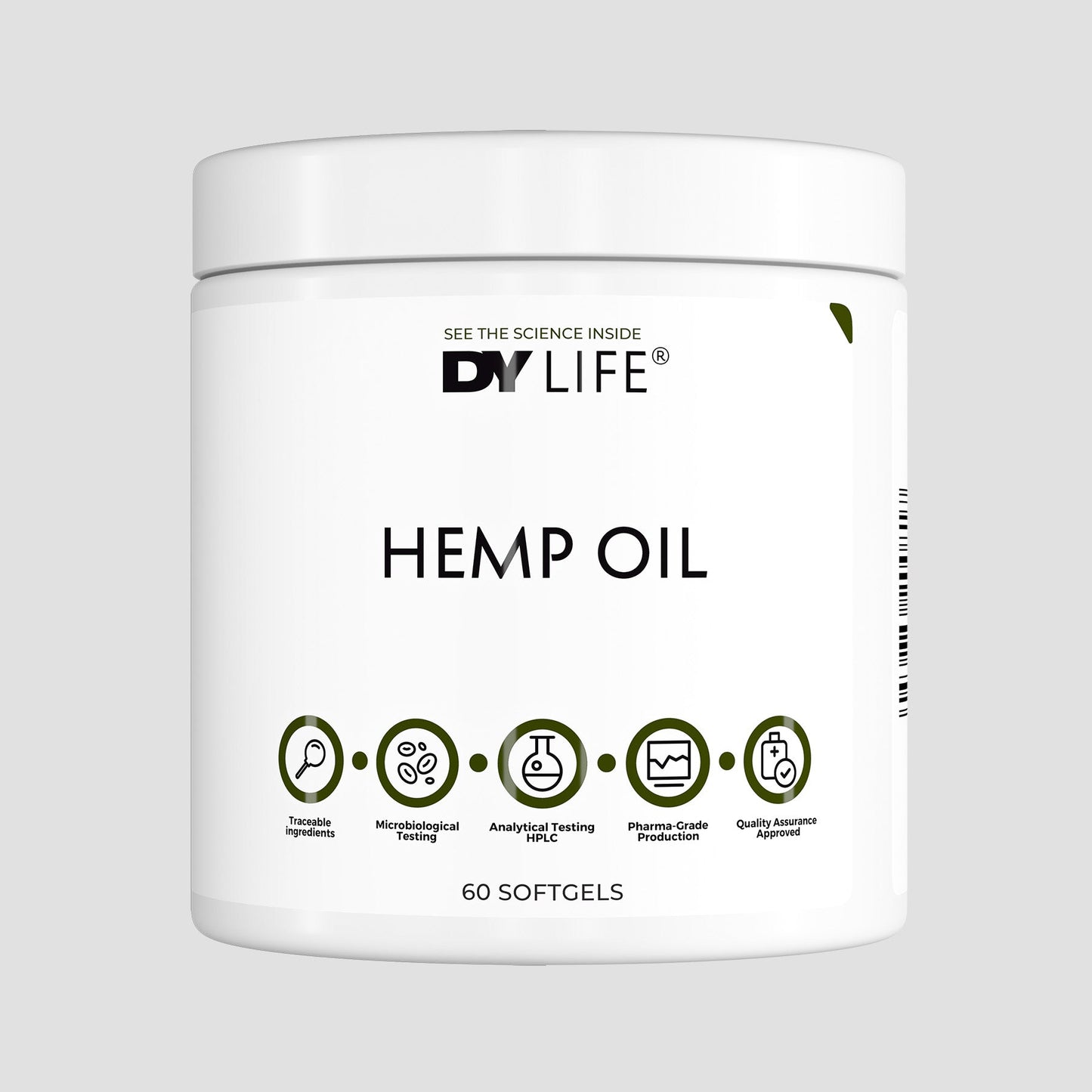 Hemp Oil DY Life, 60 Softgels, 30 Servings