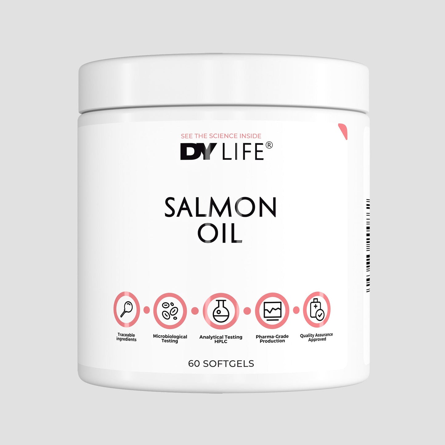 Salmon Oil DY Life, 60 Softgels, 60 Servings