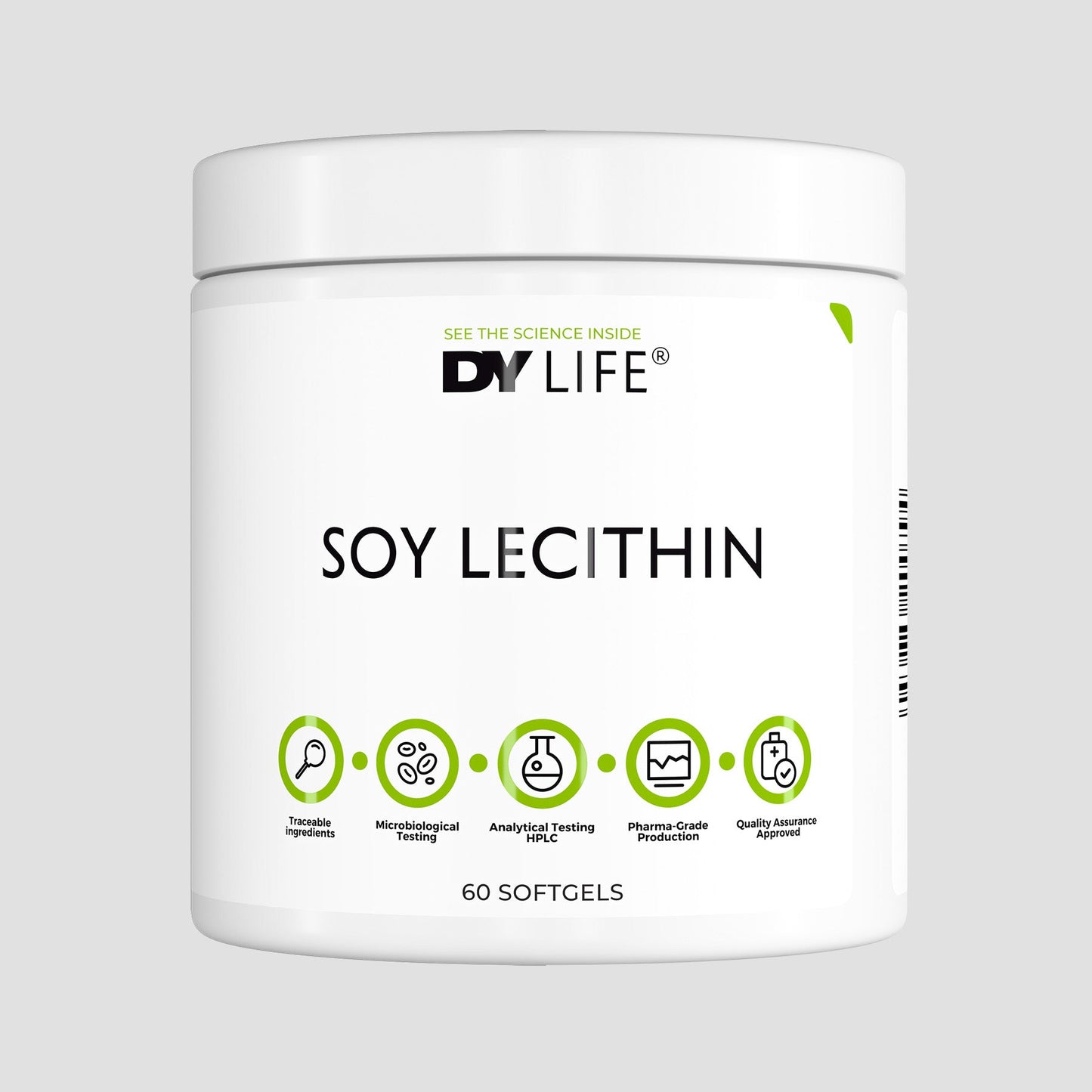 Soy Lecithin DY Life, 60 Softgels, 60 Servings