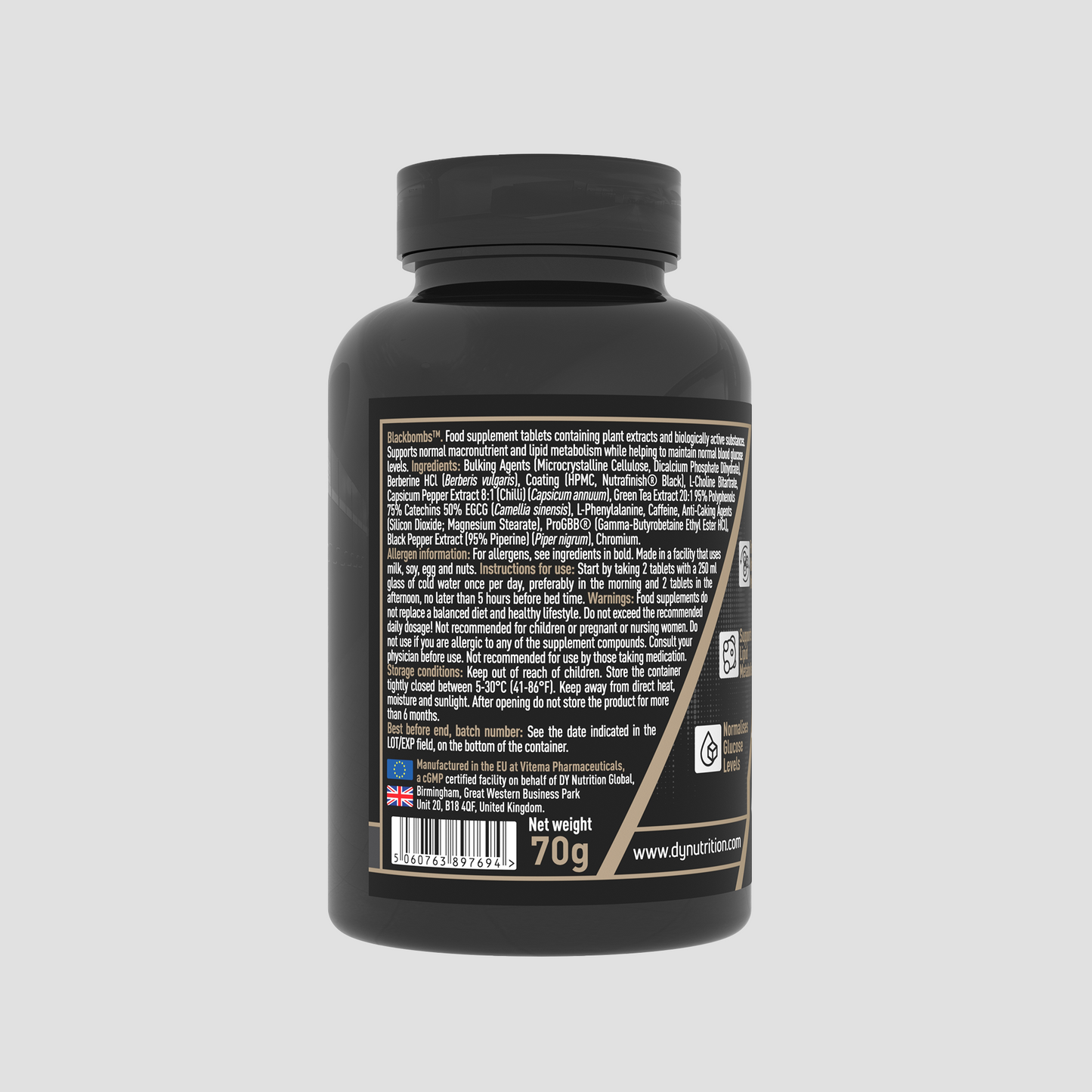 BlackBombs, 60 Tablets