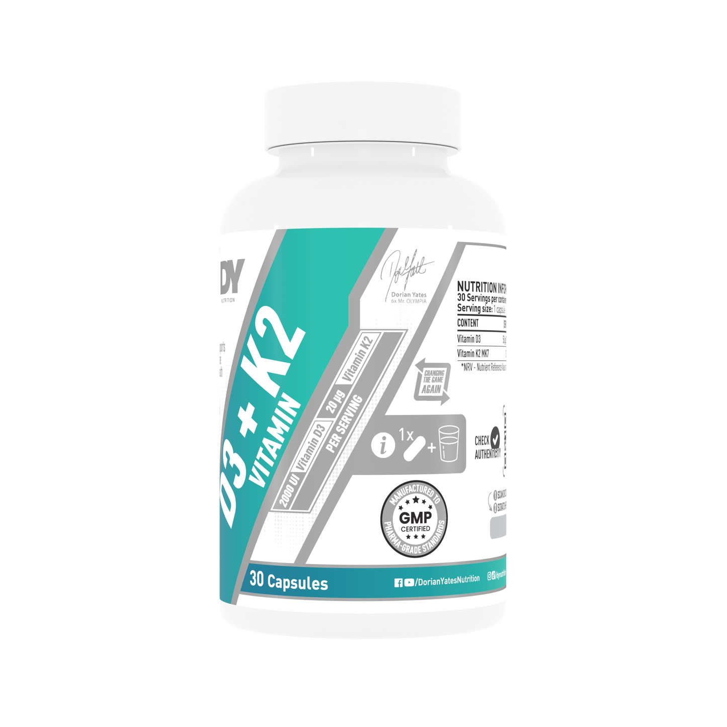 Vitamin D3+K2 Capsules