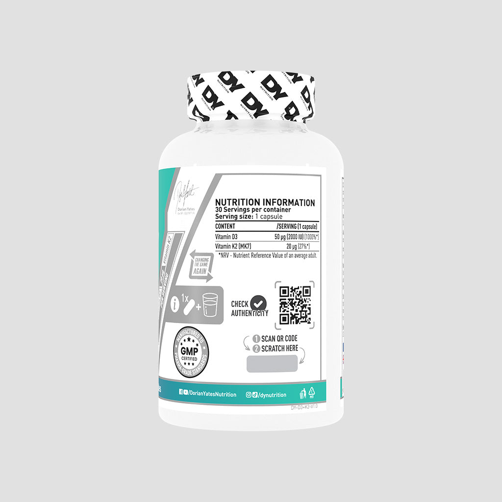 Vitamin D3+K2 Capsules