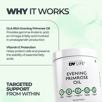 Evening Primrose Oil DY Life, 60 Softgels, 60 Servings