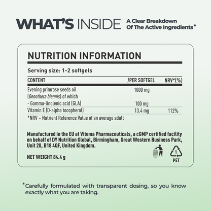 Evening Primrose Oil DY Life, 60 Softgels, 60 Servings