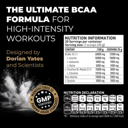 HIT BCAA 10:1:1 400g, 20 Servings