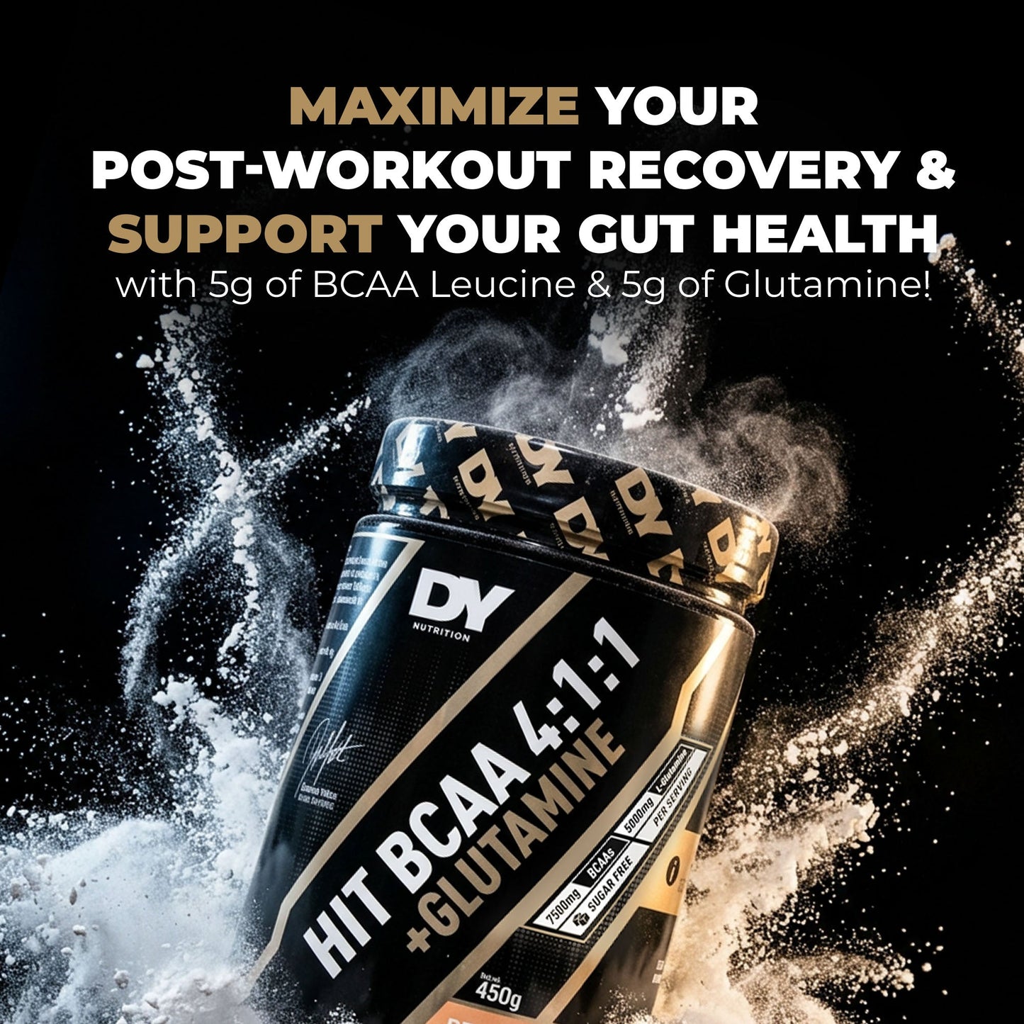 HIT BCAA 4:1:1 + Glutamine, 450g, 30 servings