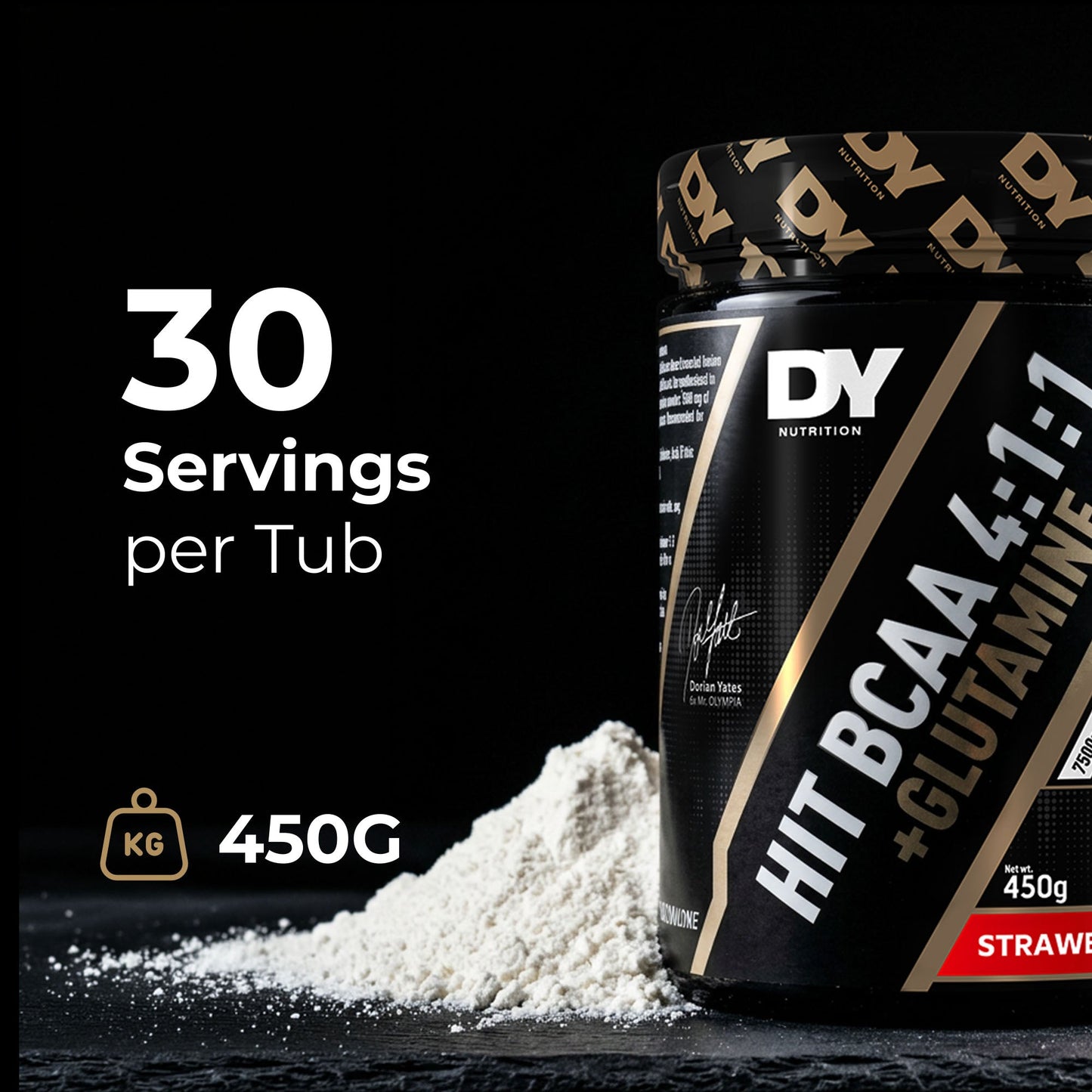 HIT BCAA 4:1:1 + Glutamine, 450g, 30 servings