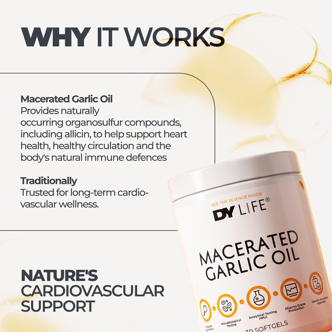 Macerated Garlic Oil DY Life, 30 Softgels, 30 Servings