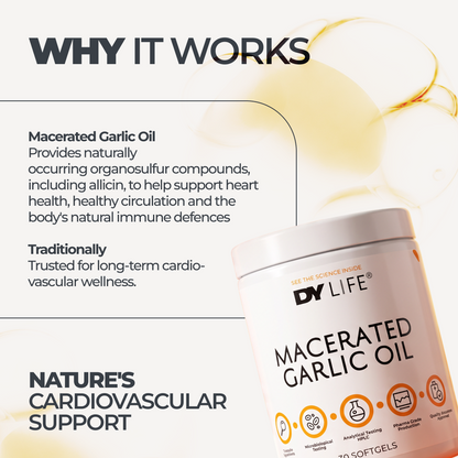 Macerated Garlic Oil DY Life, 30 Softgels, 30 Servings