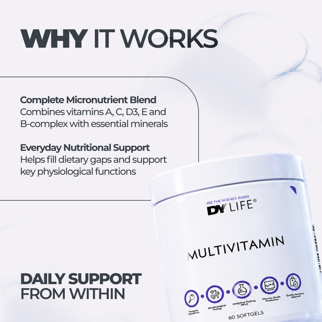 Multivitamin DY Life, 60 Softgels, 30 Servings