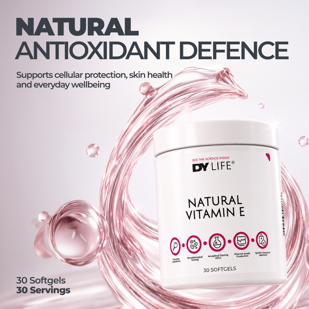 Natural Vitamin E DY Life, 30 Softgels, 30 Servings