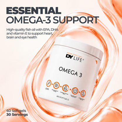 Omega 3 DY Life, 60 Softgels, 30 Servings