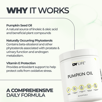 Pumpkin Oil DY Life, 60 Softgels, 60 Servings