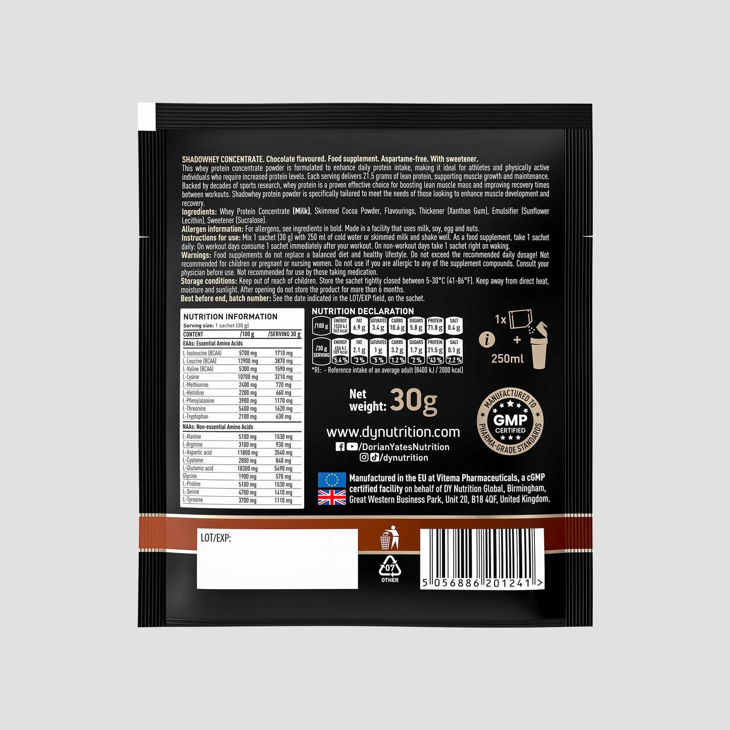 Whey Protein Shadowhey Concentrate - Sachet