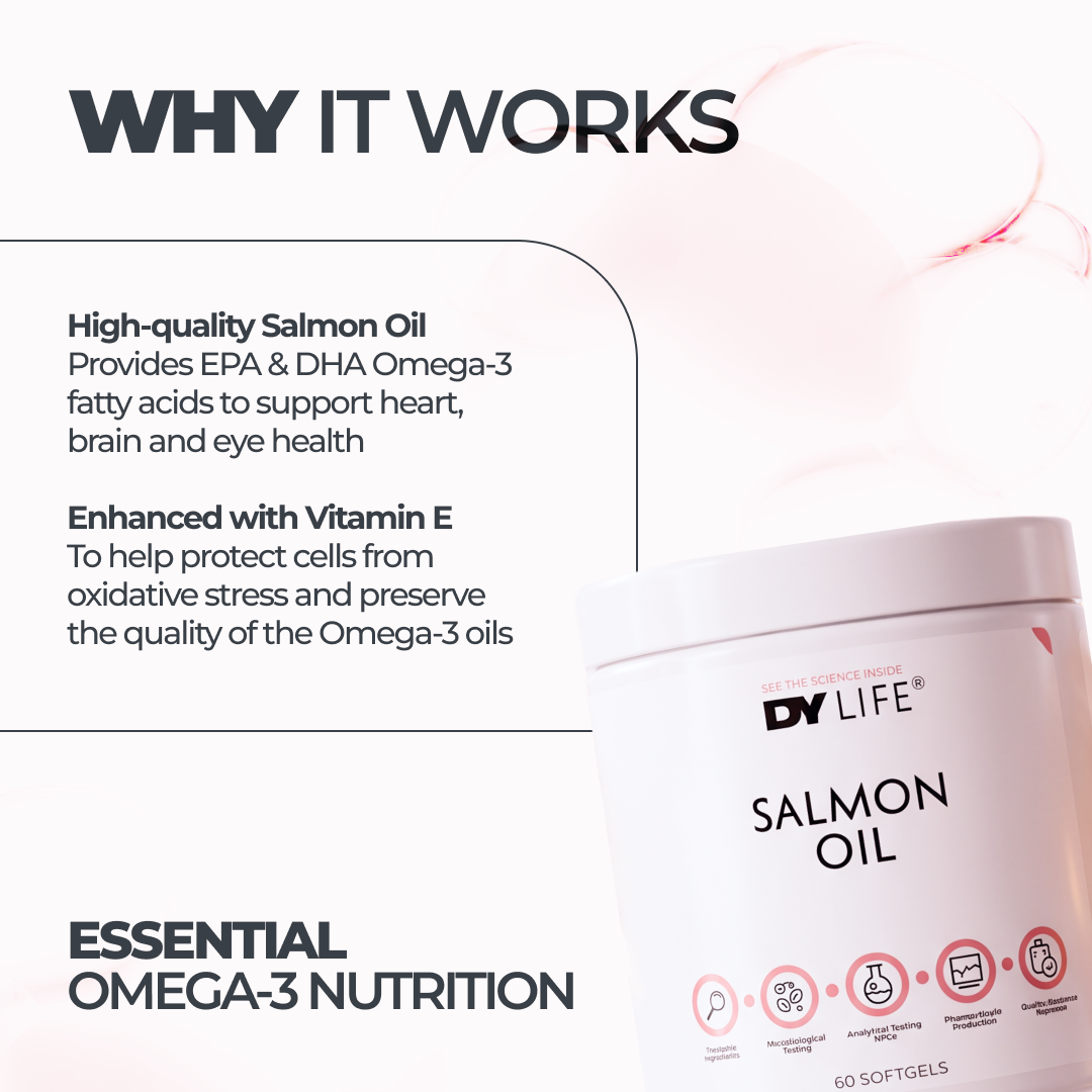 Salmon Oil DY Life, 60 Softgels, 60 Servings