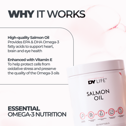 Salmon Oil DY Life, 60 Softgels, 60 Servings
