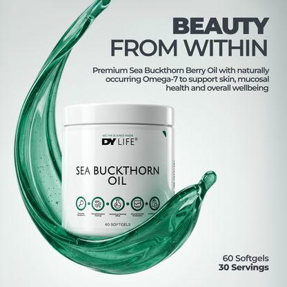 Sea Buckthorn Oil DY Life, 60 Softgels, 30 Servings