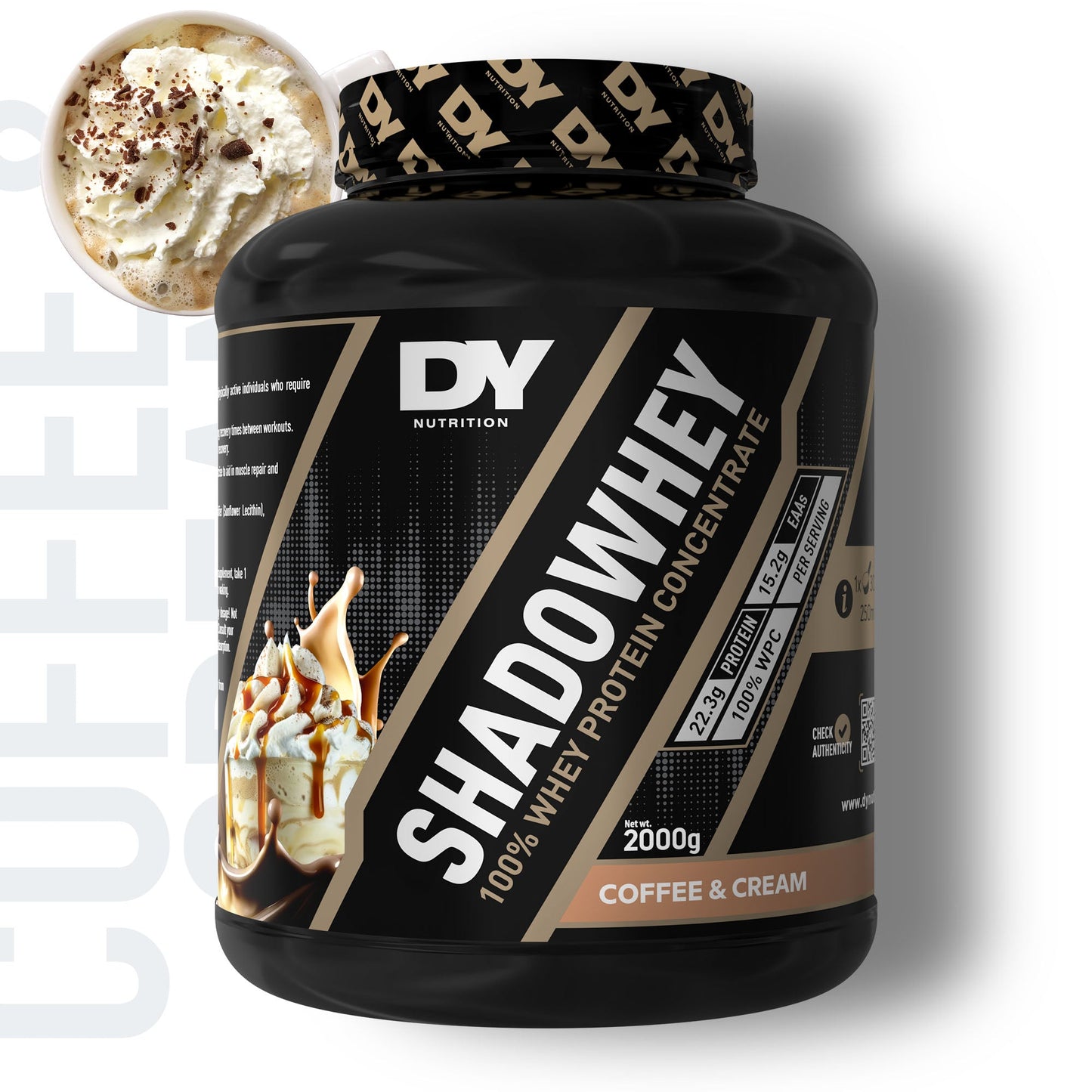 Whey Protein Shadowhey Concentrate 2Kg, 66 Servings