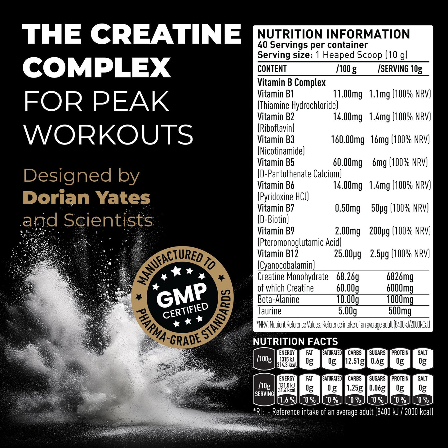 Creatine 400g, 40 Servings