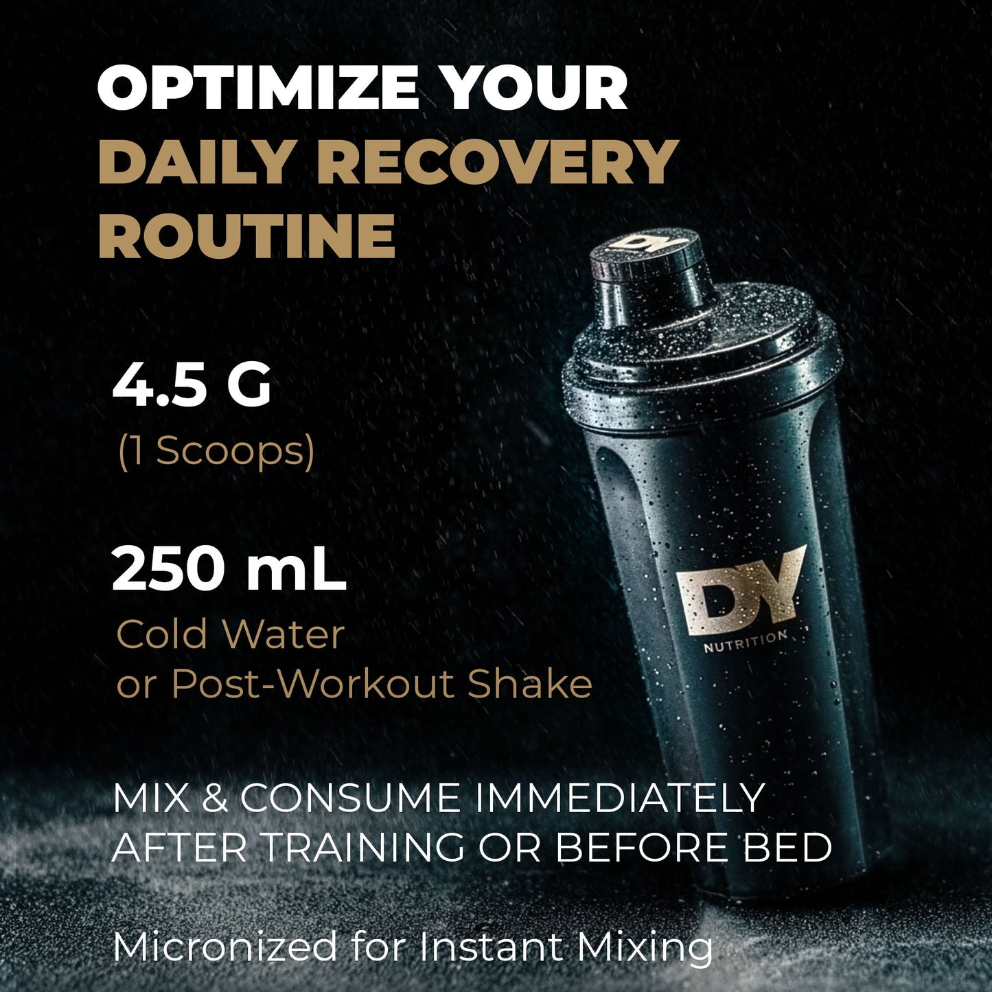 The Glutamine Recovery 300g, 66 Servings
