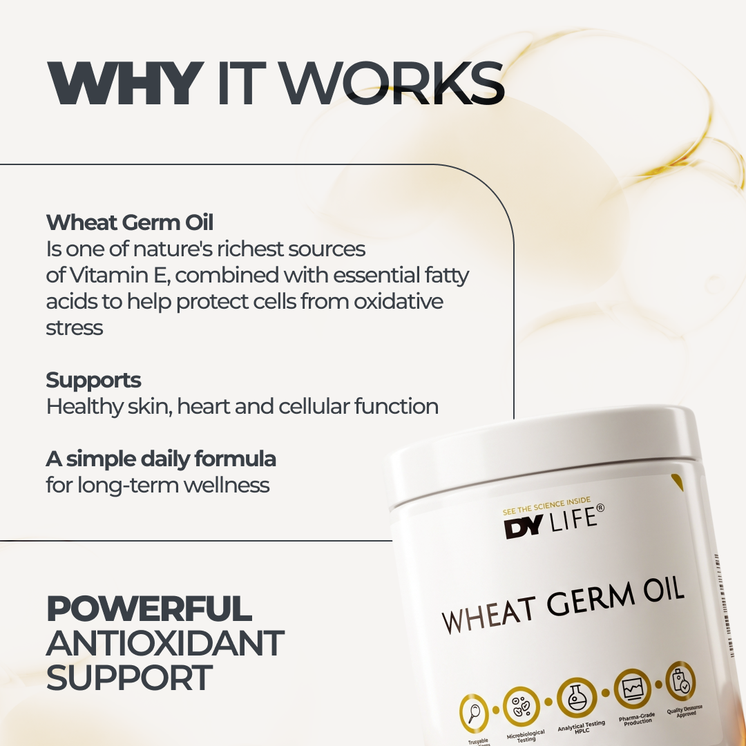 Wheat Germ Oil DY Life, 60 Softgels, 30 Servings